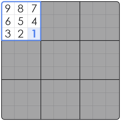 1 sudoku